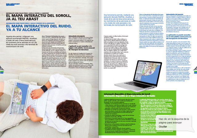 Reportaje publicado en la revista BCN Aeroport sobre el sistema WEBTRAK de control del aeropuerto de Barcelona-El Prat (Octubre de 2010)